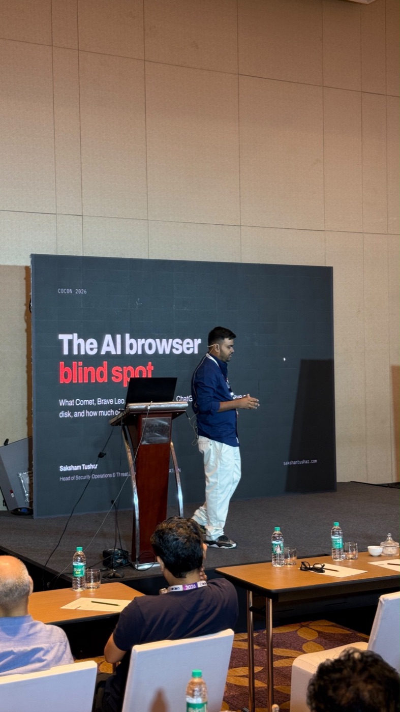 Opening the talk at c0c0n 2026